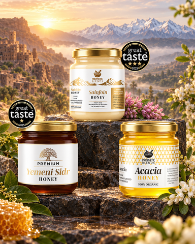Premium honey discovery trio gift set by Prophetic Blends
