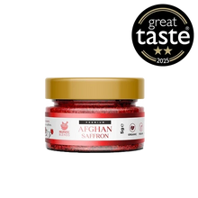 Load image into Gallery viewer, Prophetic Blends Afghan Super Negin Saffron 5g with Great Taste 2025 2-Star badge