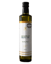 Load image into Gallery viewer, Prophetic Blends Algerian extra virgin olive oil 500ml bottle with Great Taste 2026 one-star award logo