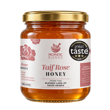 Load image into Gallery viewer, Prophetic Blends Ta'if Rose Honey from Saudi Arabia 250g jar, Great Taste 3-Star winner