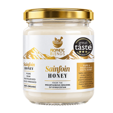 Load image into Gallery viewer, Prophetic Blends White Sainfoin Honey from Kyrgyzstan 140g jar, Great Taste 3-Star winner