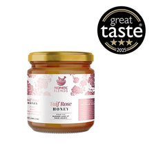 Load image into Gallery viewer, Prophetic Blends Ta'if Rose Honey 250g with Great Taste 2025 3-Star badge