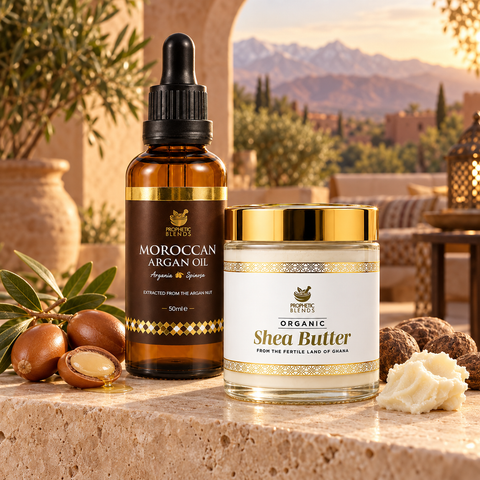Organic Moroccan argan oil for a simple skin and hair routine