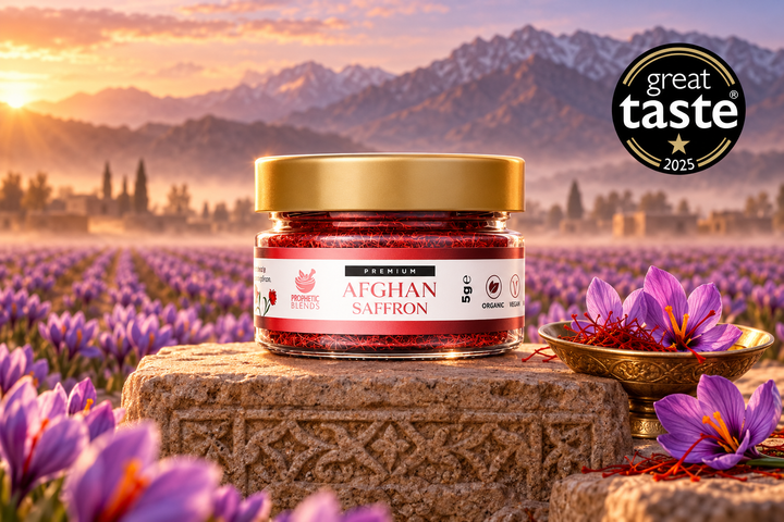 Afghan Super Negin saffron threads showing premium colour and aroma quality