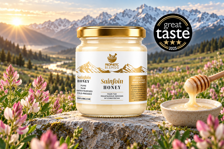 White Sainfoin honey from Kyrgyzstan with creamy crystallised texture