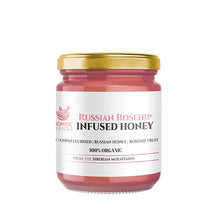 Load image into Gallery viewer, Siberian Rosehip Infused Honey – Great Taste Award Winner Prophetic Blends
