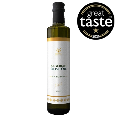 Prophetic Blends Algerian Extra Virgin Olive Oil 500ml with Great Taste 2026 1-Star badge