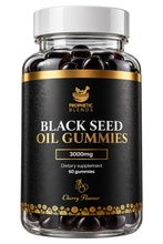 Load image into Gallery viewer, Gummy Wellness Duo with Prophetic Blends Black Seed Oil Gummies 3000mg, 60 cherry-flavour gummies
