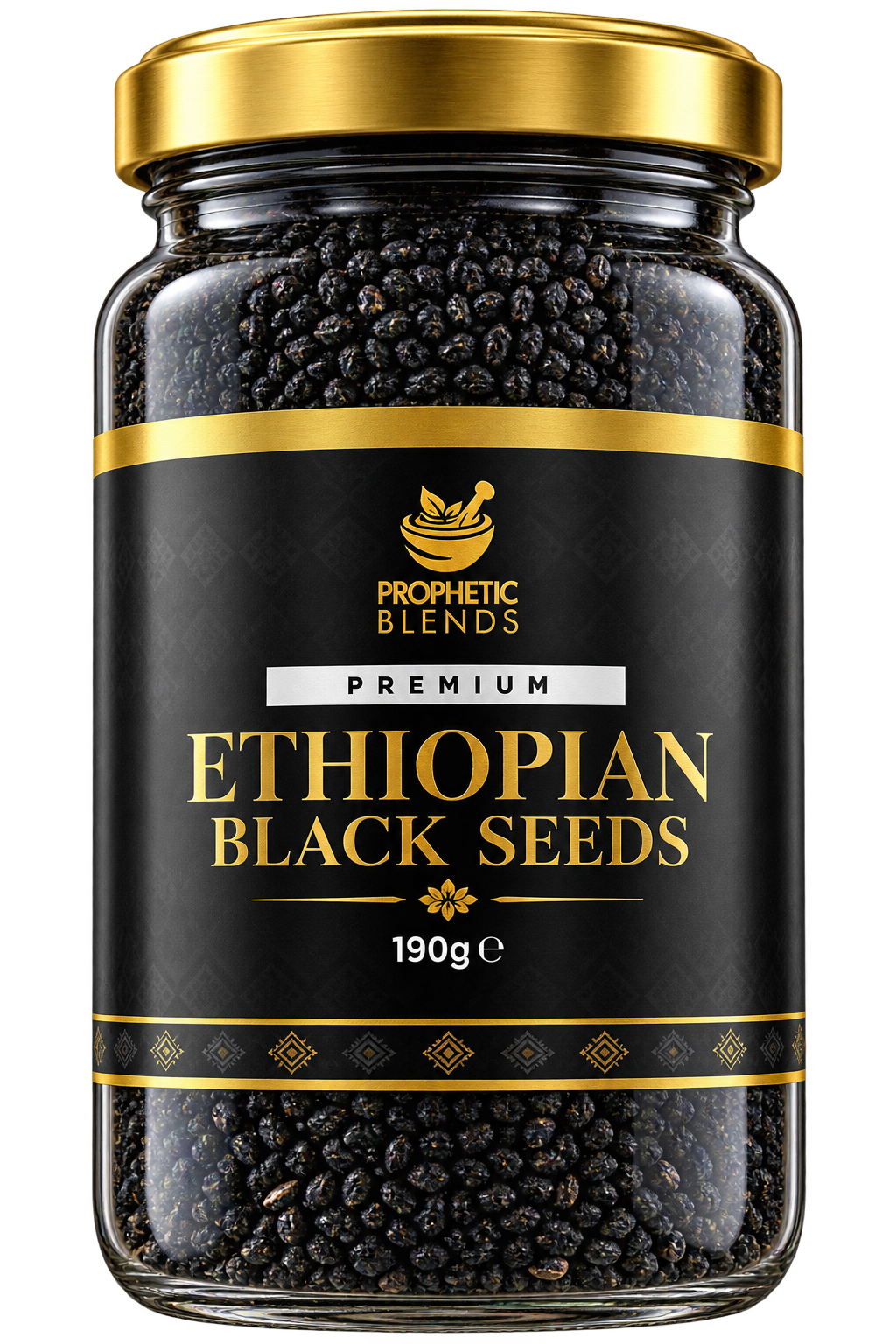 Prophetic Blends premium Ethiopian Black Seeds Nigella sativa 190g pack