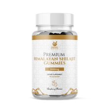 Load image into Gallery viewer, Prophetic Blends Premium Himalayan Shilajit Gummies 3000mg raspberry flavour 60 gummies
