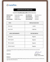 Load image into Gallery viewer, Prophetic Blends Shilajit certificate of analysis, report AR-24-IR-021705-01 dated 5 March 2025

