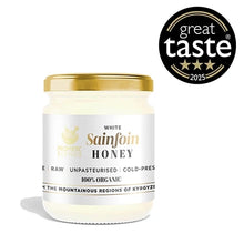 Load image into Gallery viewer, Prophetic Blends White Sainfoin Honey 140g with Great Taste 2025 3-Star badge
